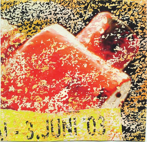 Litfasslyrik, Acryl auf Papier, 16,5 x 17 cm, 2005 001