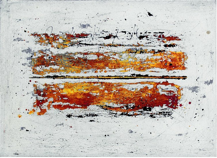 Tabla (3), Mischtechnik auf grundiertem Papier, 57 x 79 cm, 2002 001