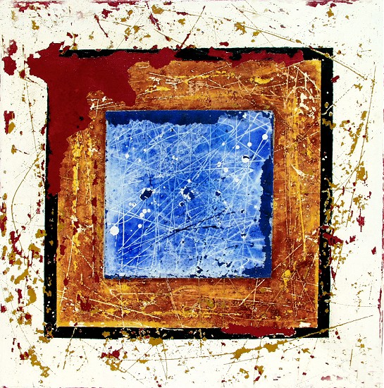 Tabla (5), Acryl auf Leinwand, 35 x 35 cm, 2005 001