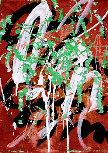 T3, Acryl auf Leinwand, ca. 32 x 25 cm, 2005 001
